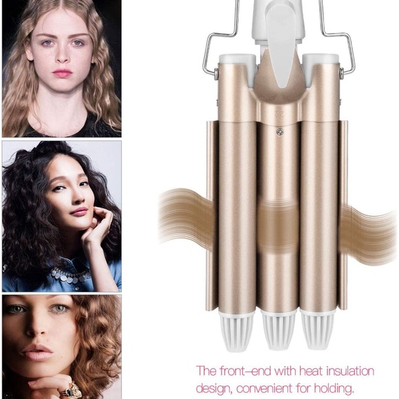 *NEW* MERMAID HAIR 3 BARREL HAIR CURLER - Picture 3 of 5
